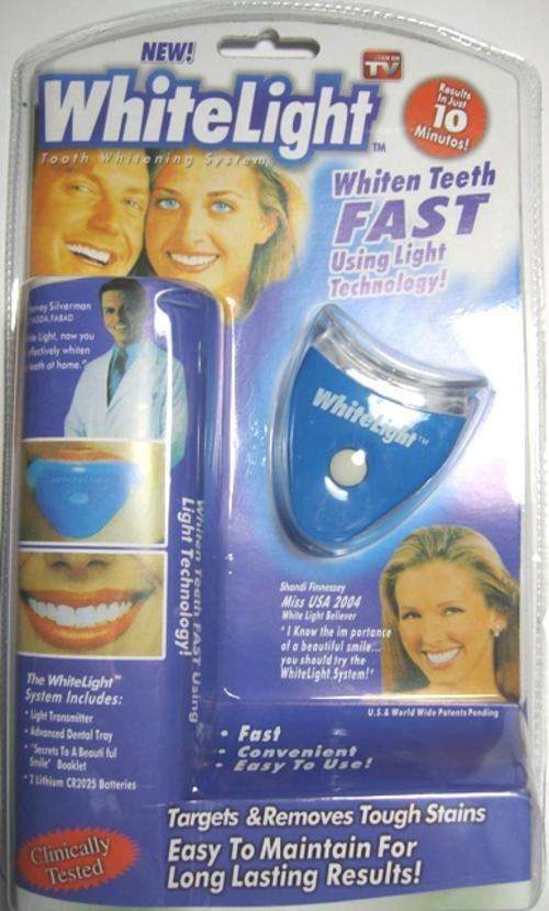 New Whitelight Tooth Whitening Kit- Results in 10 Minutes