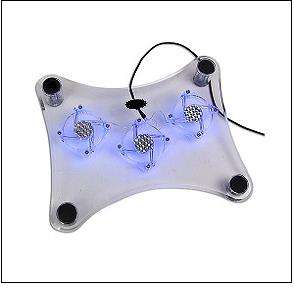 USB Laptop Illuminated Cooling Pad