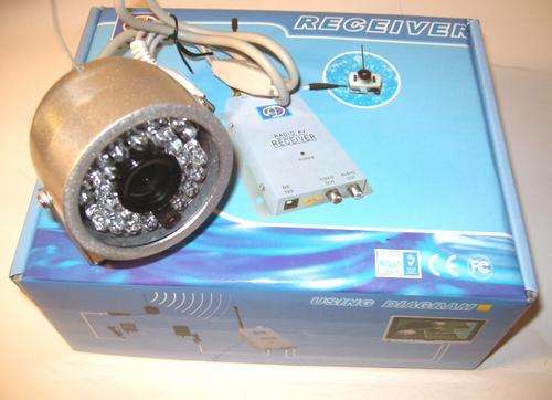 D I Y Wireless Full Colour Day and Night Surveillance Camera With Receiver-