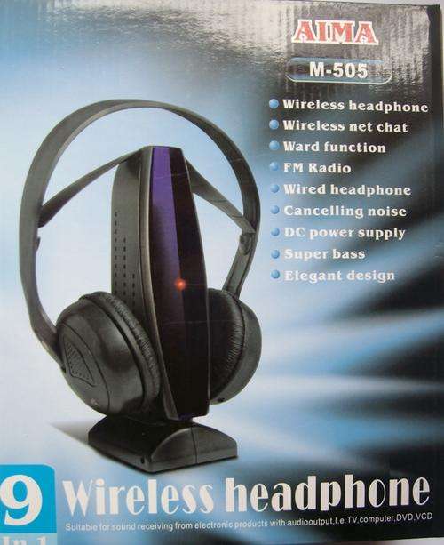 9 in 1 Wireless Headphones with Fm Radio Multi Function