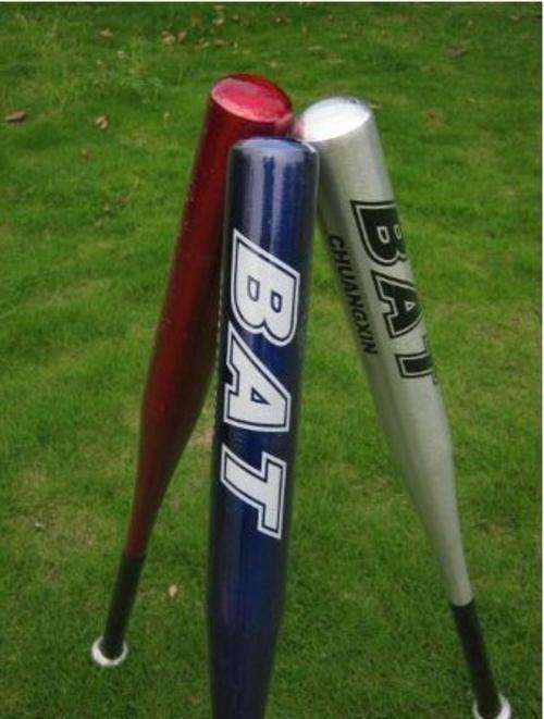 28 INCH/72CM-ALUMINIUM BASEBALL BAT- RED, BLACK, PURPLE OR SILVER