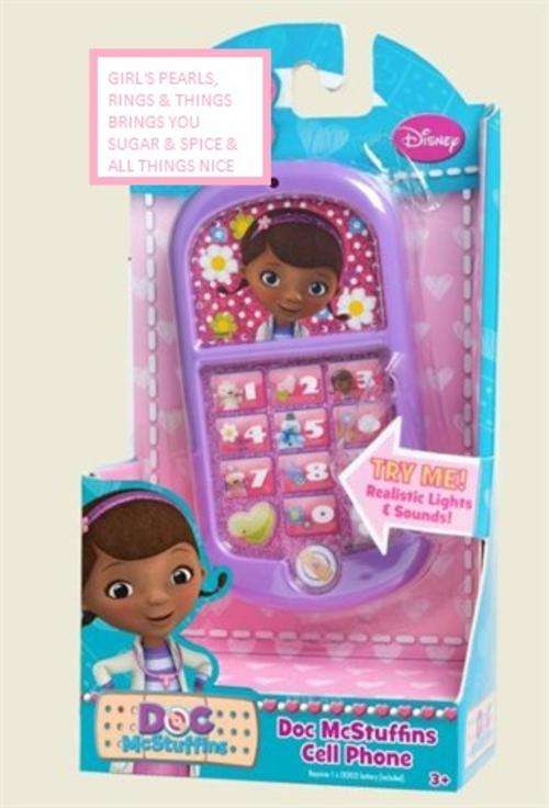 "DOC MCSTUFFINS IS ON CALL" PRETEND CELLPHONE - BRAND NEW &  BOXED