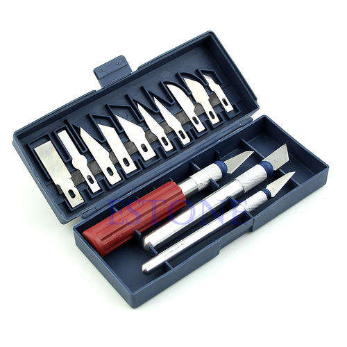 SET OF MULTI-FUNCTION HOBBY/CRAFTS/CARVING/CUTTER/GRAVER MADE BY BRUFER
