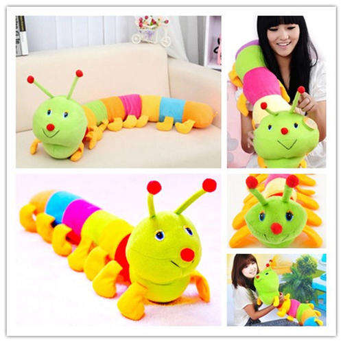 COOL CATERPILLAR!!! 45CM BRIGHT MULTI-COLOURED CATERPILLAR - INCHWORM