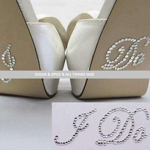ADD A BIT OF FUN TO YOUR WEDDING DAY "I DO" RHINESTONE STICKERS