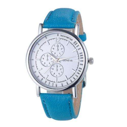 STUNNING TEAL COLOURED WOMAN'S FASHIONABLE DESIGN ANALOG QUARTZ WATCH - PERFECT ACCESSORY
