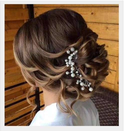 BRIDAL HAIRPINS - HAIR ACCESSORY - FAUX PEARLS - BEAUTIFULLY CRAFTED - CAN ATTACH VEIL WITH THESE