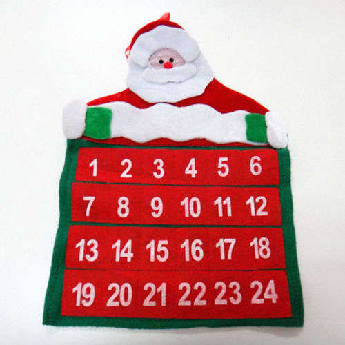 WHAT WOULD XMAS BE WITHOUT AN ADVENT CALENDAR FOR THE KIDS -GORGEOUS SANTA CHRISTMAS ADVENT CALENDAR