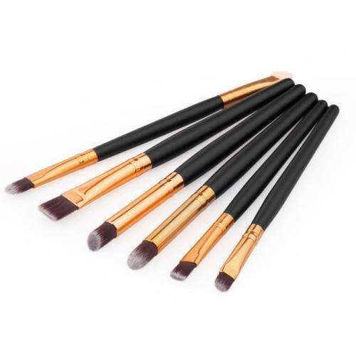 SET OF 6 PIECES  BRUSH KIT    - PROFESSIONAL TOOLS FOR YOUR MAKE-UP REGIME
