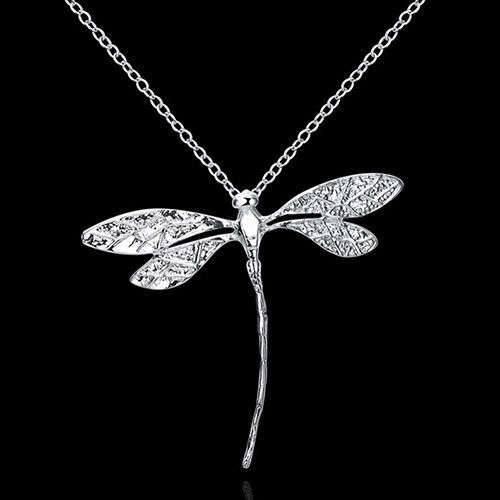 PERFECT GIFT  -  SILVER PLATED DRAGONFLY PENDANT - NO CHAIN INCLUDED
