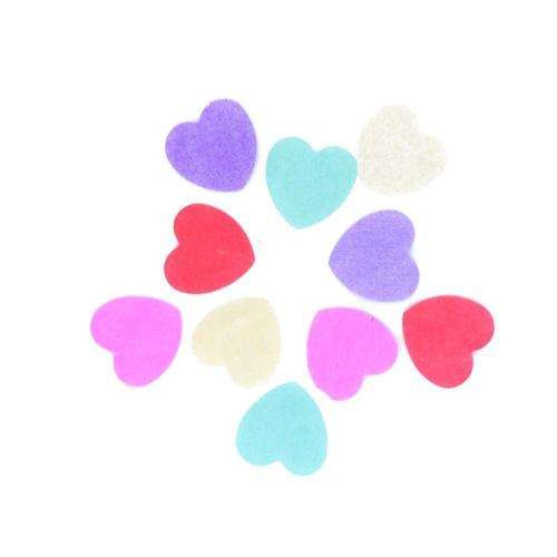 1 000 PIECE HEART SHAPED BIO-DEGRAEABLE MULTI-COLOURED TISSUE PAPER CONFETTI - UNIQUE!!!