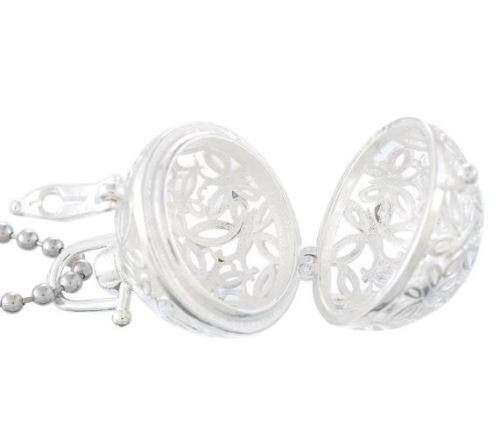 MEXICAN BOLA PENDANT - PREGNANCY HARMONY BUTTERFLY CHIME BALL -  ANGEL CALL BALL CHIME