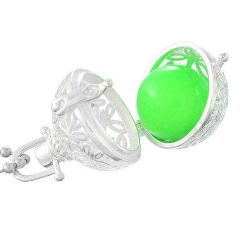 MEXICAN BOLA PENDANT - PREGNANCY HARMONY BUTTERFLY CHIME BALL -  ANGEL CALL BALL CHIME