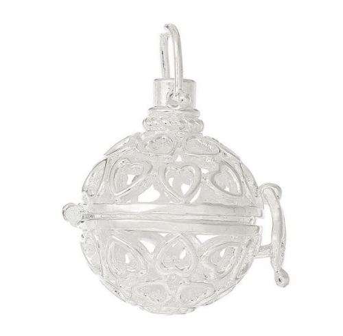 MEXICAN BOLA PENDANT - PREGNANCY HARMONY HEART CHIME BALL -  ANGEL CALL BALL CHIME