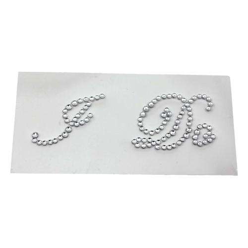 WEDDING DAY "I DO"  AND "ME TOO"  RHINESTONE BRIDE AND GROOM SHOE DECAL SET