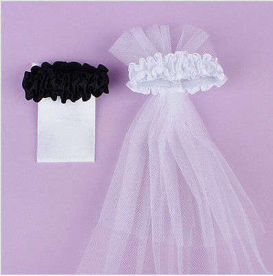 BRIDE & GROOM WEDDING GLASS TOPPER  DECOR- SOLD AS A SET - (1 groom,1 bride)