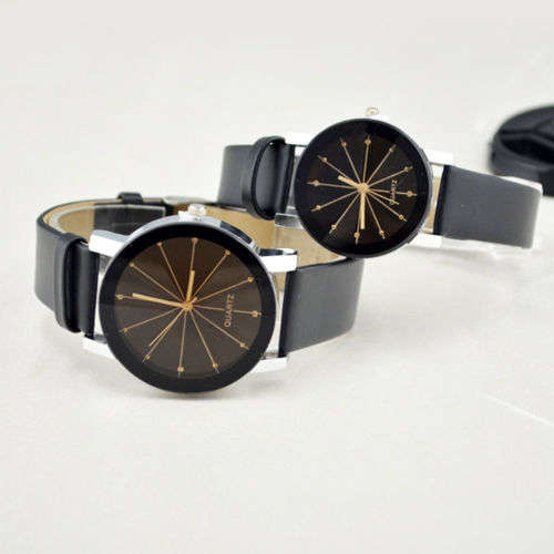 PERFECT GIFT  - SET OF 2 X LACACA MATCHING COUPLES WATCHES - LADIES AND MEN'S
