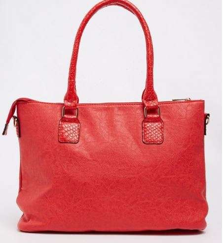 DESIGNER HANDBAG - MODA SCAPA - RED - EXQUISITE TOTE  FULLY LINED  BAG