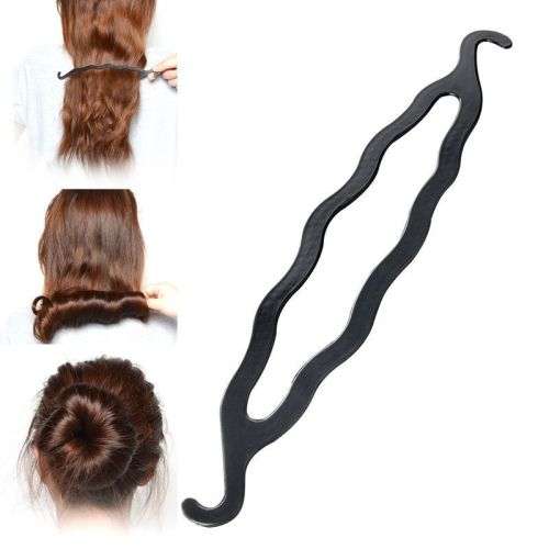 3 PIECE TWIST STYLING BUN MAKING TOOL - CREATE A PROFESSIONAL ELEGANT LOOK -OFFICE TO EVENING OUT