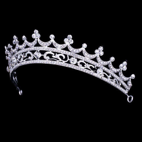 PRINCESS BRIDAL OR PAGEANT RHINESTONE CRYSTAL CROWN TIARA