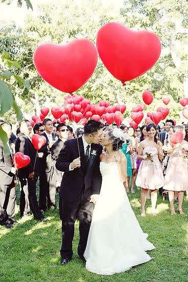 WEDDING DECOR  / ROMANCE / VALENTINES / PROPOSAL - RED HEART LATEX BALLOON