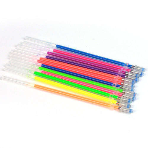 48 COLOUR SET GEL PEN REFILLS - ROLLRBALL - PASTEL NEON GLITTER PENS - PERFECT FOR ADULT COLOURING