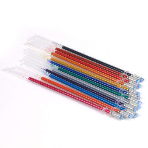 48 COLOUR SET GEL PEN REFILLS - ROLLRBALL - PASTEL NEON GLITTER PENS - PERFECT FOR ADULT COLOURING