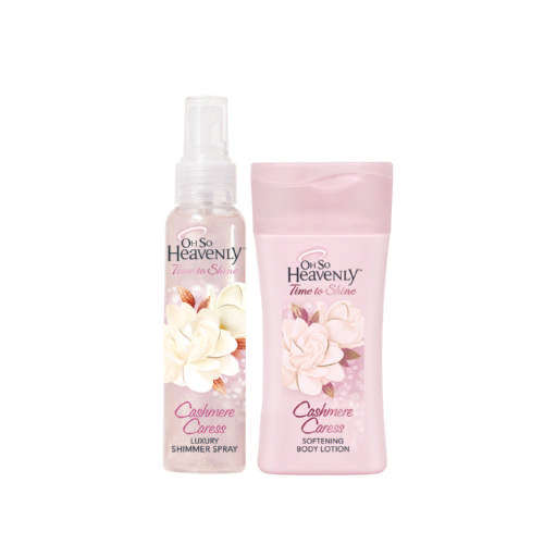 BELOW COST !!    PERFECT SHIMMER GIFT FOR THE LADIES - OH SO HEAVENLY 2 PIECE LUXURY PAMPERING SET