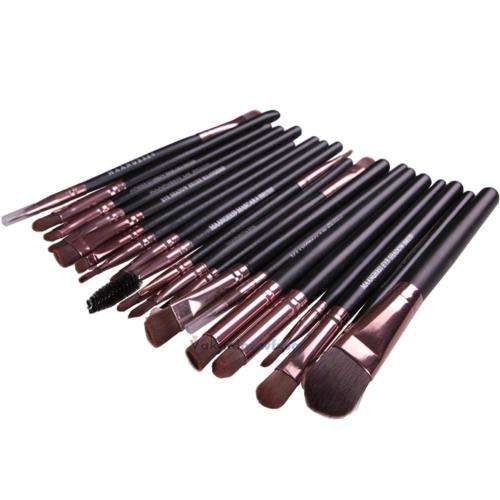 20 piece BLACK COLOUR MAKE-UP  BRUSH KIT  - PROFESSIONAL TOOLS FOR YOUR MAKE-UP RAGIME