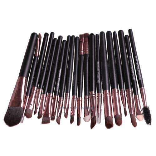 20 piece BLACK COLOUR MAKE-UP  BRUSH KIT  - PROFESSIONAL TOOLS FOR YOUR MAKE-UP RAGIME