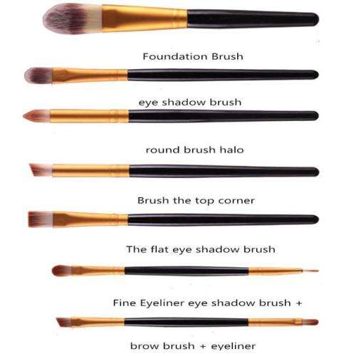 20 piece BLACK COLOUR MAKE-UP  BRUSH KIT  - PROFESSIONAL TOOLS FOR YOUR MAKE-UP RAGIME