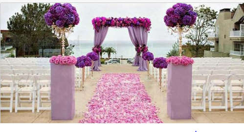 200 LILAC PURPLE   SILK ROSE PETALS - USE FOR CONFETTI/AISLE DECOR/PHOTO PROP/TABLE DECOR