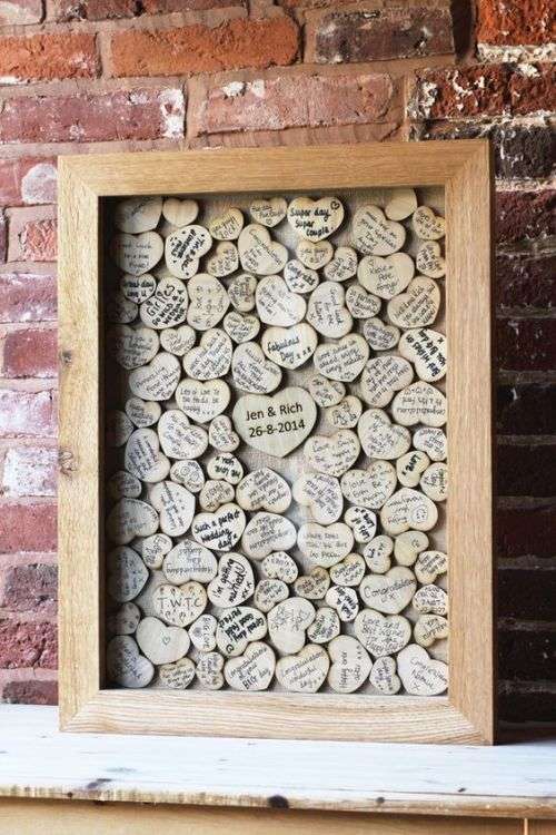 100 x WEDDING DECOR  SHABBY CHIC / RUSTIC / ROMANTIC WOODEN HEARTS FOR TABLE DECOR SCATTERING