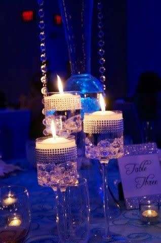 TRIMMABLE/BENDABLE RHINESTONE MESH WRAPS/RIBBON - WEDDING DECOR - OPEN TO SEE SUGGESTIONS AND PICS