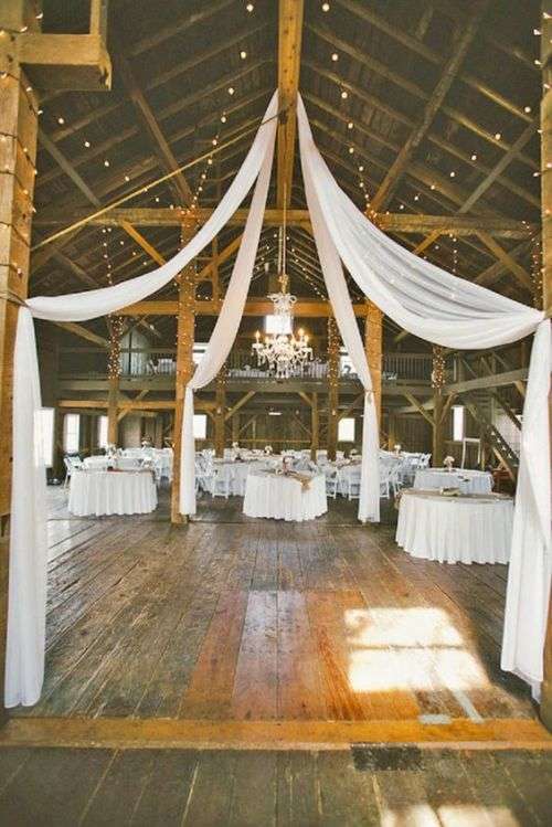 10M  x 75CM - WHITE DRAPING FOR WEDDING/BABY SHOWER OR ANY SPECIAL OCCASION