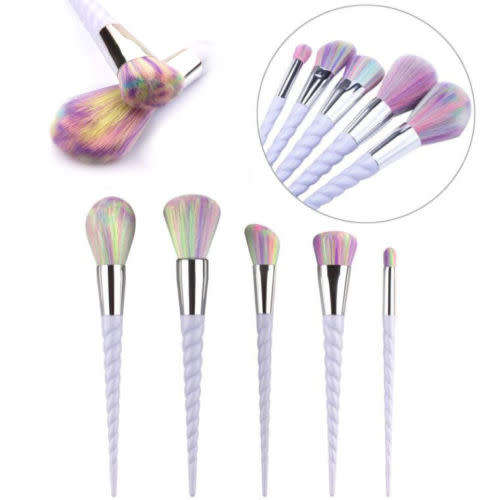 10 pcs UNICORN MAKE-UP BRUSH SET  - PROFESSIONAL TOOLS FOR YOUR MAKE-UP RAGIME