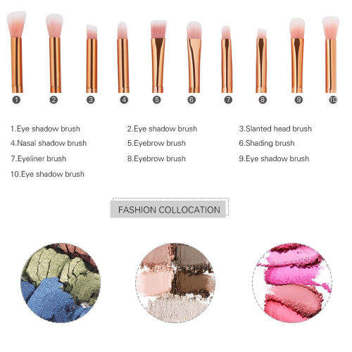 SALE!!  10 pcs TURQUOISE DIAMOND MAKE-UP BRUSH SET - PROFESSIONAL TOOLS