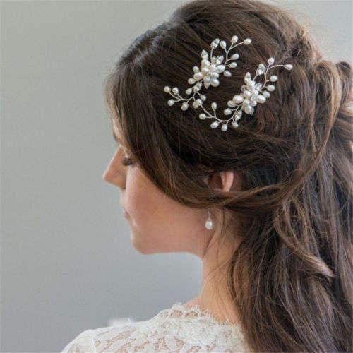 GORGEOUS BRIDAL PEARL FLOWER HAIRPIN - AMAZING HAIR ACCESSORIES