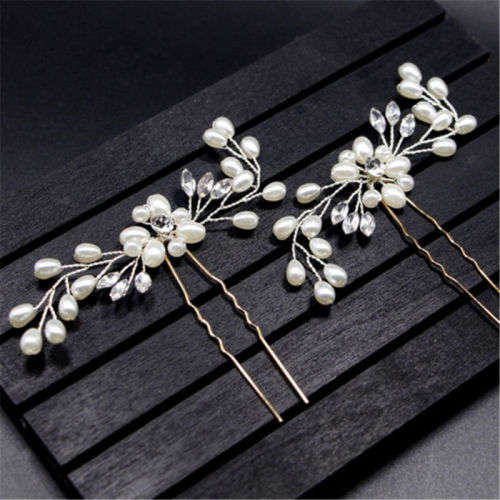 GORGEOUS BRIDAL PEARL FLOWER HAIRPIN - AMAZING HAIR ACCESSORIES