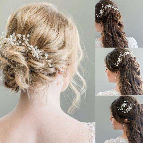 GORGEOUS BRIDAL PEARL FLOWER HAIRPIN - AMAZING HAIR ACCESSORIES