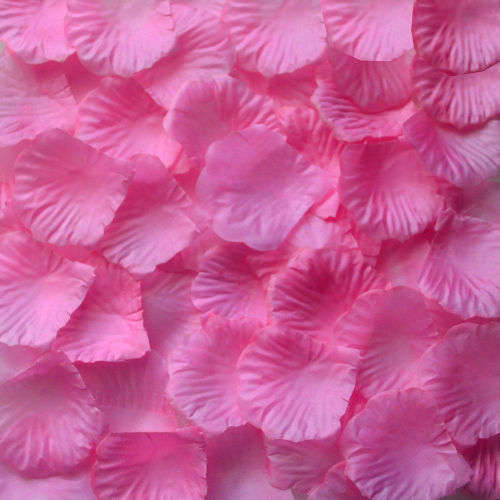 1 000 SOFT PINK SILK ROSE PETALS - USE FOR CONFETTI /TABLE DECOR/ROMANTIC SETTING