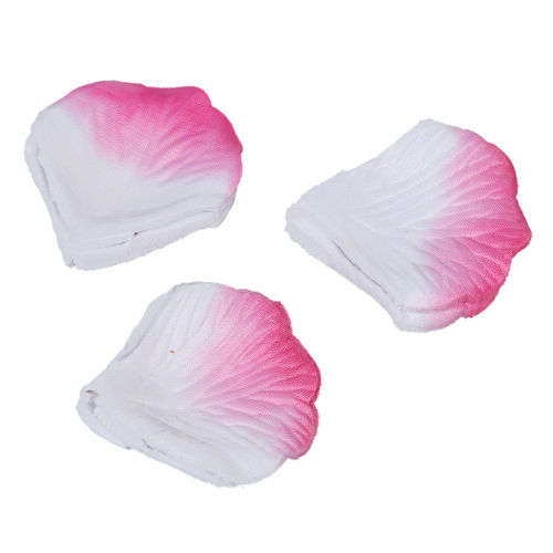 1 000 SOFT PINK AND WHITE  SILK ROSE PETALS - USE FOR CONFETTI /TABLE DECOR/ROMANTIC SETTING