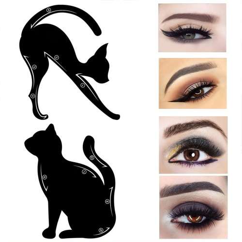 NEW!!!  SET OF 2PCS  EYE SHAPING STENCILS  - 10 STYLES - CHEAPEST PRICE IN SA