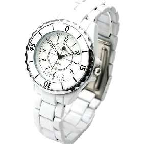 EYECATCHING SINOBI WHITE UNISEX JAPANESE MOVEMENT QUARTZ WATCH
