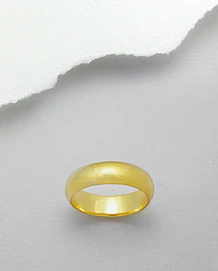 "CLEARANCE SALE!" 5mm WEDDING BANDS CRAFTED IN 18K GOLD VERMEIL