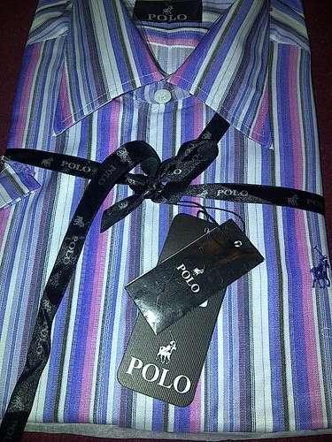 Men's POLO Smart Casual Shirt S/Sleeve Large