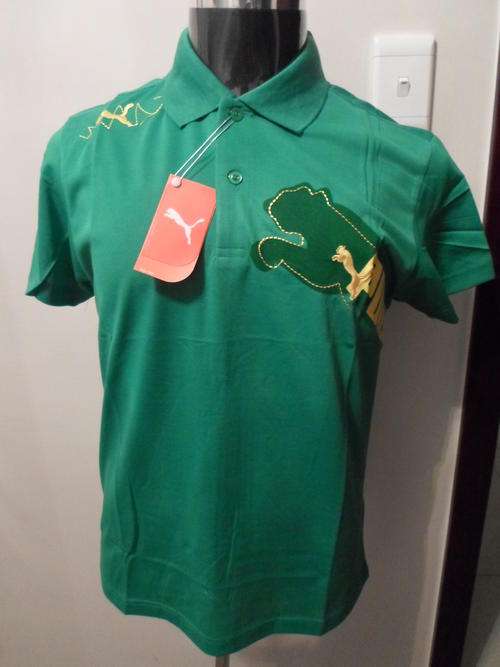 Men's PUMA Golfer Green & Yellow (LARGE)