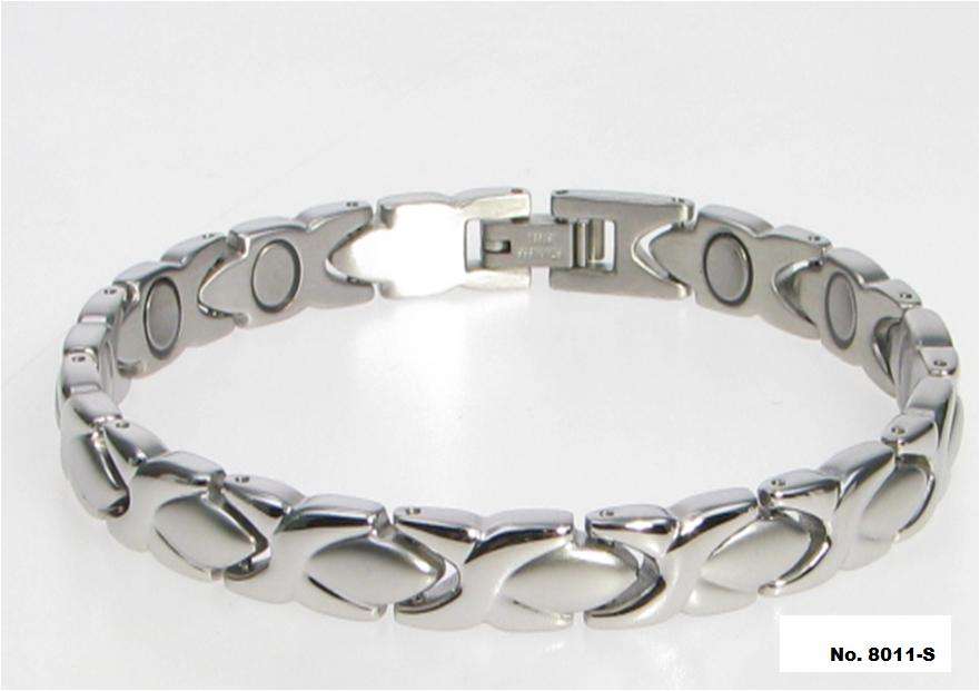 *NEW* Ladyï¿½s Europa 316L Stainless Steel Magnetic  Health Bracelet 18.5cm