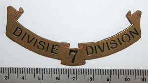 7 Division Plaque Scroll