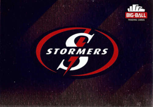 Big Ball Rugby Collection 2012 - Stormers Logo Foil Card - Mint